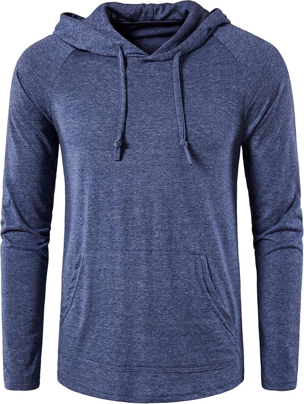 Men Gym Workout Active Long Sve Pullover Lightweight Hoodie Casual Hooded Sweatshirts - Image 2